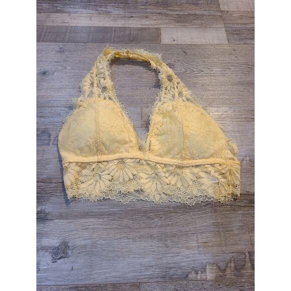 True by Rue21 medium women's yellow lace bralette - Picture 1 of 5